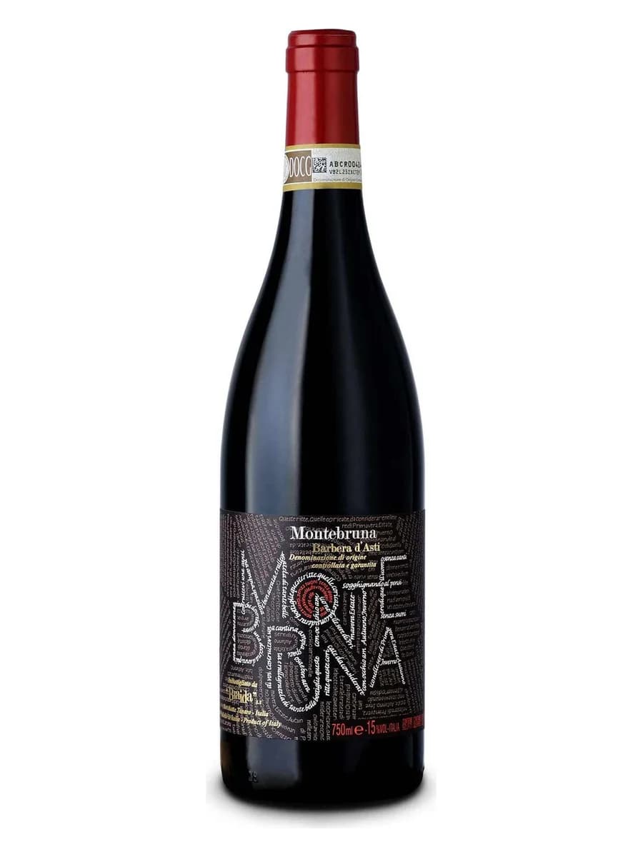 Garrafa do vinho Braida Montebruna Barbera d'Asti 2021